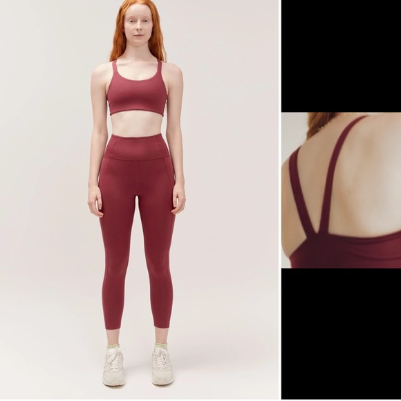 girlfriend collective Pants - RESERVED for trade ~Mulberry High Rise Leggings